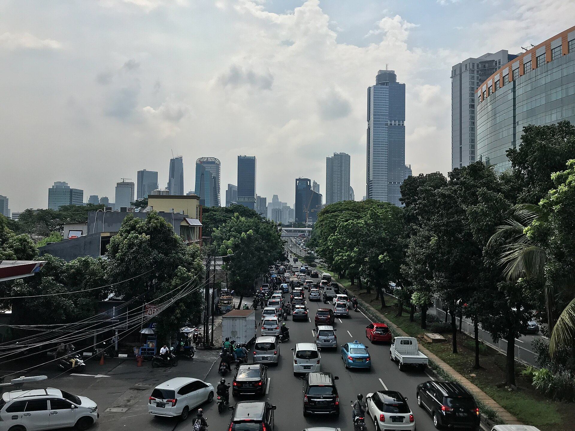 Foto ilustrasi: kawasan perkantoran Jakarta