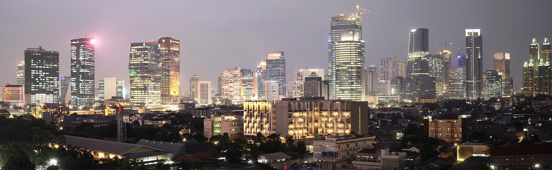 Foto ilustrasi: kawasan perkantoran Jakarta